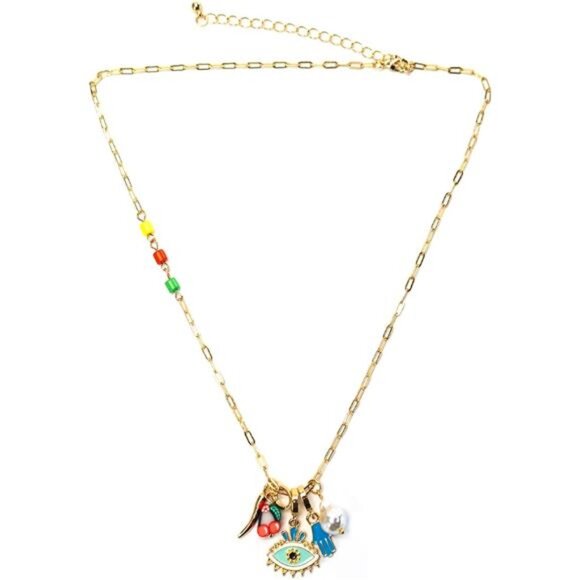 Evil Eye Protection Necklace – Amulet Pendant for Energy, Confidence & Style - Picture 2 of 3